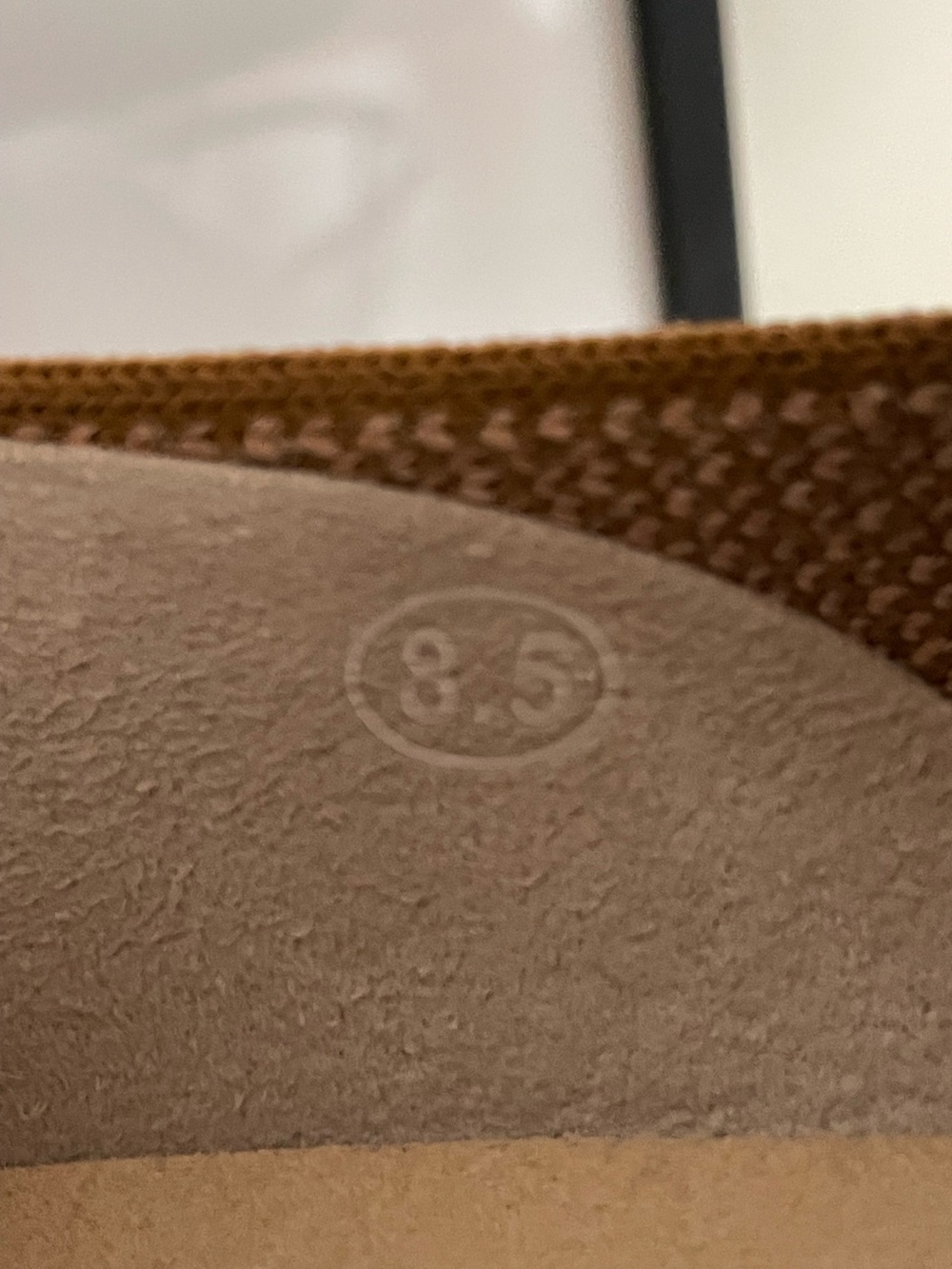 Rothy’s Lug Loafer Herringbone Merino Wool Size 8.5 Teak Brown Penny Loafer - Picture 5 of 7